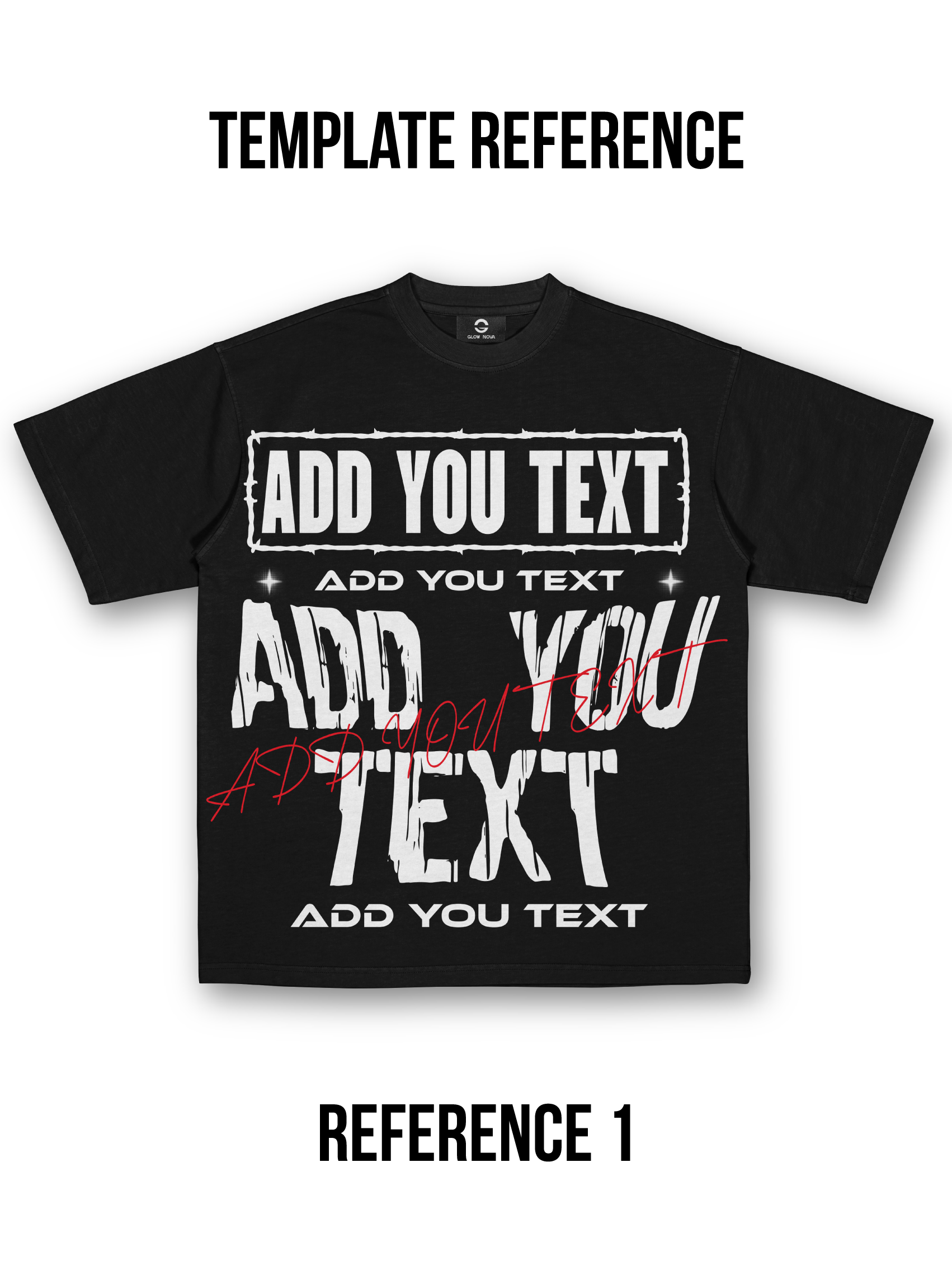 GLOWNOVA LAB - XL Text Only