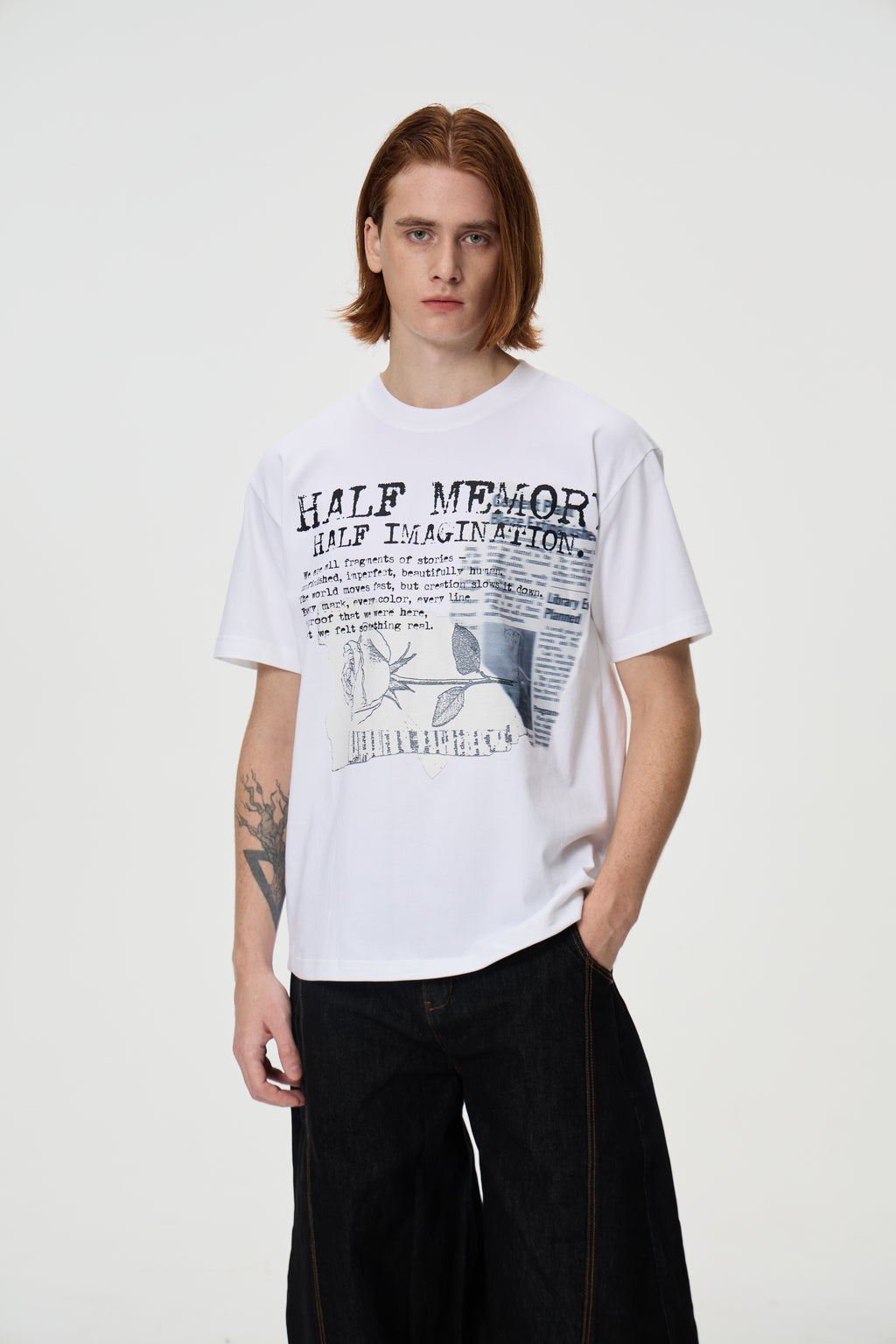 Vintage Rose Collage T-Shirt