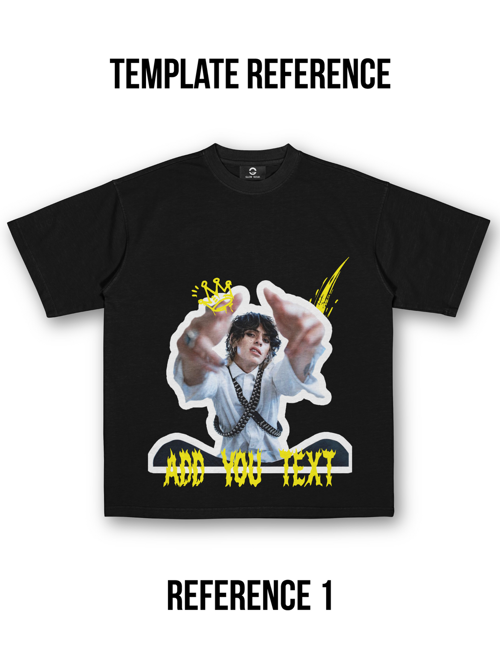 GLOWNOVA LAB 017 – Portrait PNG + Autocollants