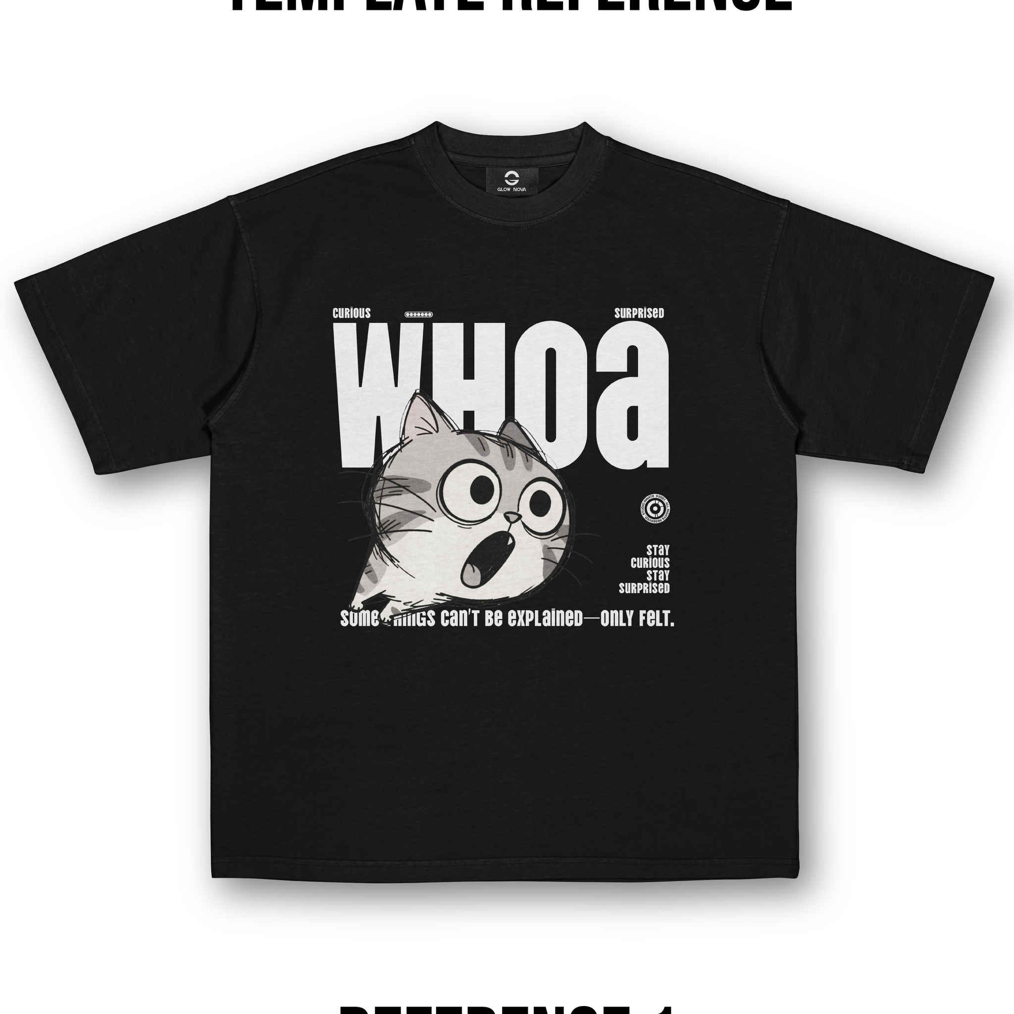 GLOWNOVA LAB 022 – PNG Over Text Template