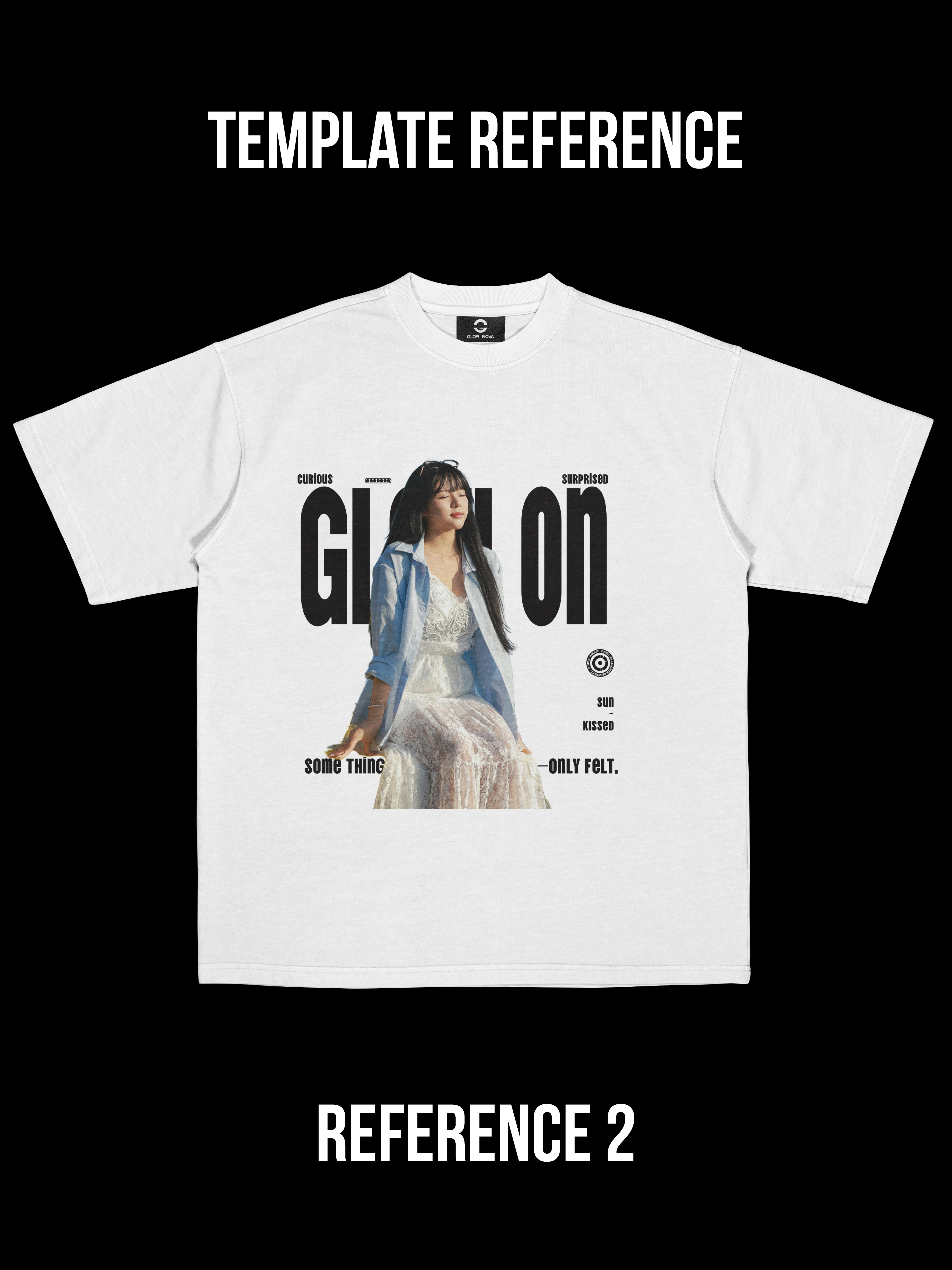 GLOWNOVA LAB 022 – PNG Over Text Template