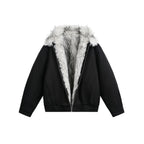 WOLF KING FUR-COLLAR HARRINGTON JACKET [DROP2-002]