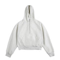 500g Heavyweight Clean-Fit Cropped Half-Zip Hoodie [DROP2-001]
