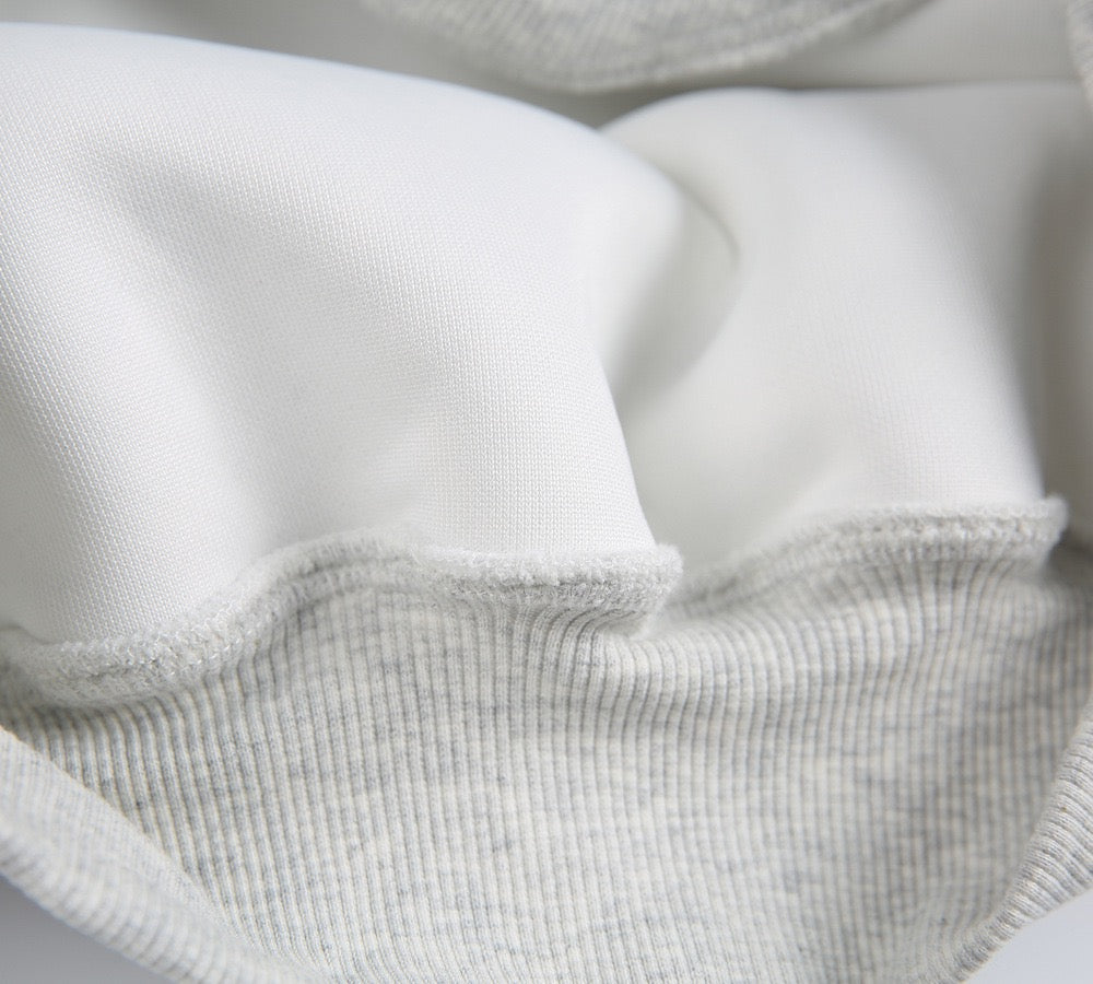 500g Heavyweight Clean-Fit Cropped Half-Zip Hoodie [DROP2-001]