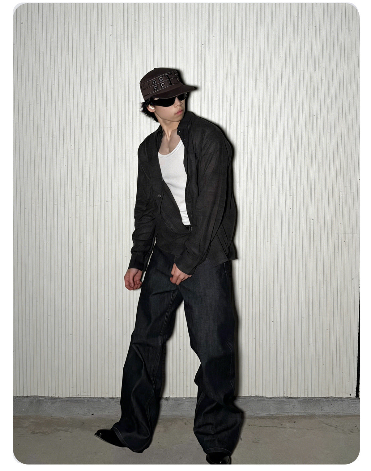 Men’s 15oz Selvedge Denim Jeans – Raw Narrow Loom Fabric, Bootcut Fit[NA-016]