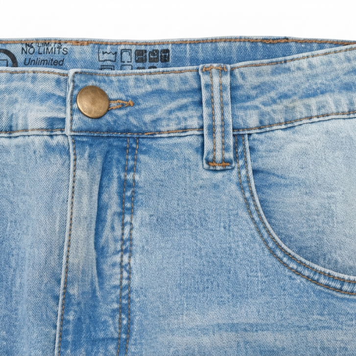 [WHOLESALE ONLY - CONTACT TO ORDER] Men's Light Wash Ankle Zipper Moto Denim Jeans Paneled Slim Straight Biker Pants - Do Not Buy Direct