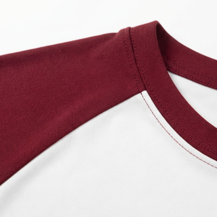 [WHOLESALE ONLY - CONTACT TO ORDER] Women's Snoopy University Raglan Pajama Set 2-Piece Short Sleeve Graphic Tee and Shorts Burgundy - Do Not Buy Direct