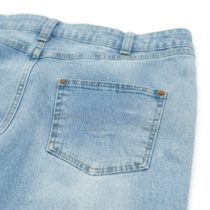 [WHOLESALE ONLY - CONTACT TO ORDER] Men's Light Wash Ankle Zipper Moto Denim Jeans Paneled Slim Straight Biker Pants - Do Not Buy Direct