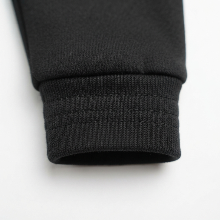[WHOLESALE ONLY - CONTACT TO ORDER] Kids Unisex Black Cotton Fleece Jogger Sweatpants - Comfy Drawstring Waist Pockets Lounge Pants (Do Not Order Directly)