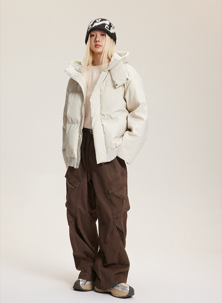 Winter '25 Thick Stand Collar Short Down Jacket - Unisex [DROP2-015]