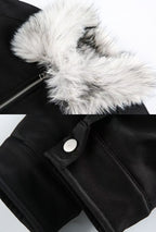 WOLF KING FUR-COLLAR HARRINGTON JACKET [DROP2-002]
