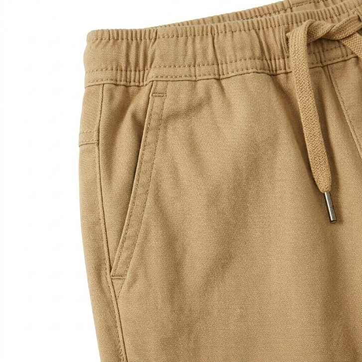 [WHOLESALE ONLY - CONTACT TO ORDER] Toddler & Boys Elastic Waist Stretch Cotton Twill Chino Pull-On Pants (Khaki Tan) - Catalog Display Only (Do Not Order Directly)