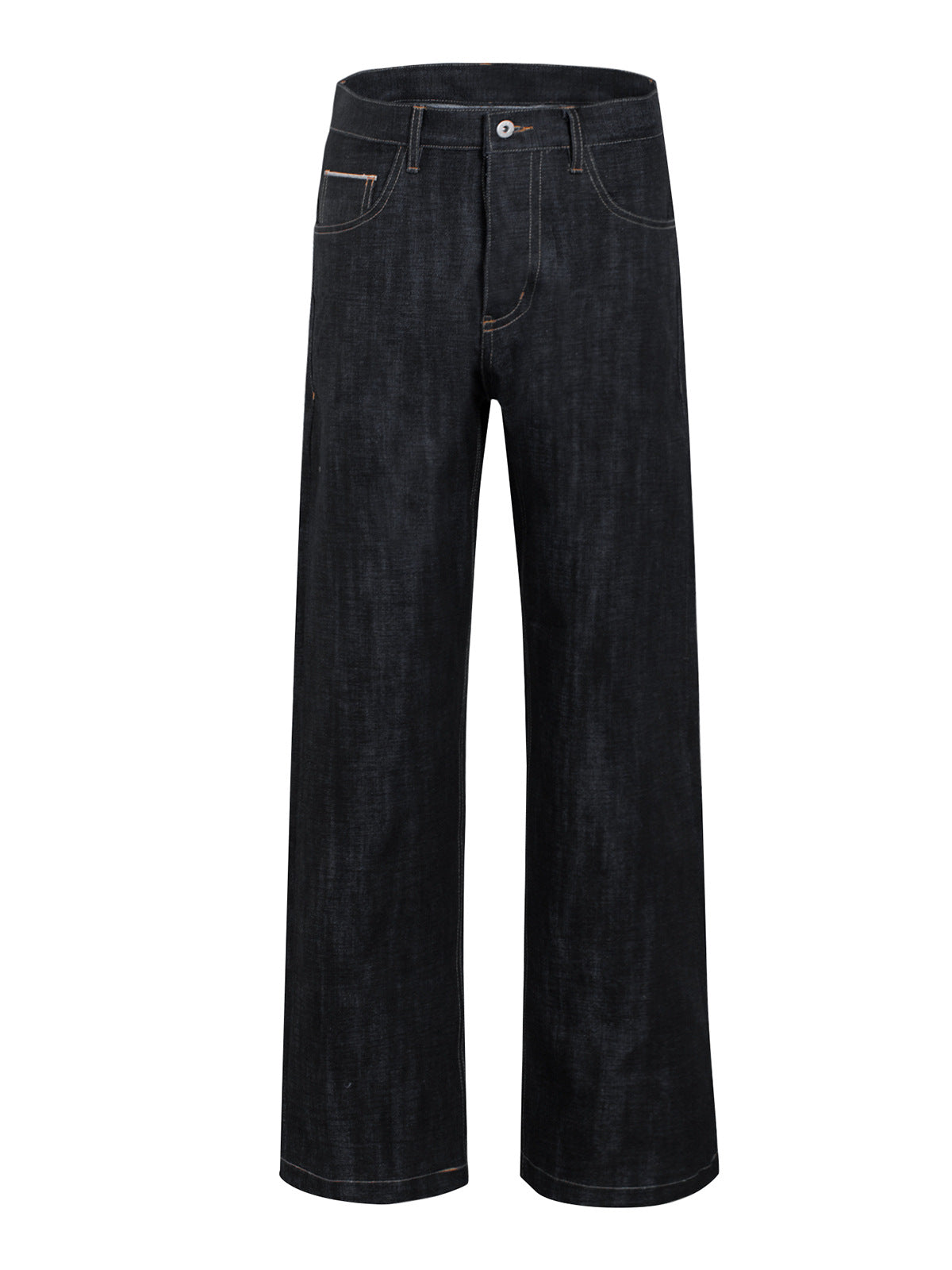 Men’s 15oz Selvedge Denim Jeans – Raw Narrow Loom Fabric, Bootcut Fit[NA-016]