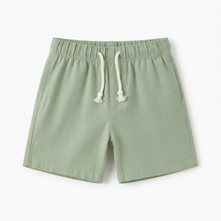 [WHOLESALE ONLY - CONTACT TO ORDER] Toddler & Boys 2-Piece Summer Sailboat Graphic T-Shirt & Sage Green Cotton Shorts Set - Catalog Display Only (Do Not Order Directly)