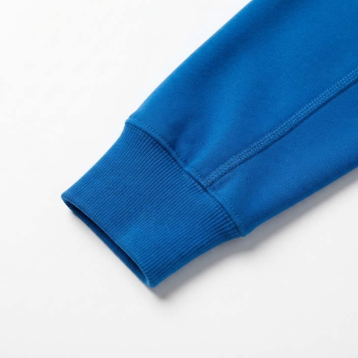 [WHOLESALE ONLY - CONTACT TO ORDER] NBA Oklahoma City Thunder Vintage Logo Cropped Fleece Pullover Hoodie Blue - Do Not Buy Direct