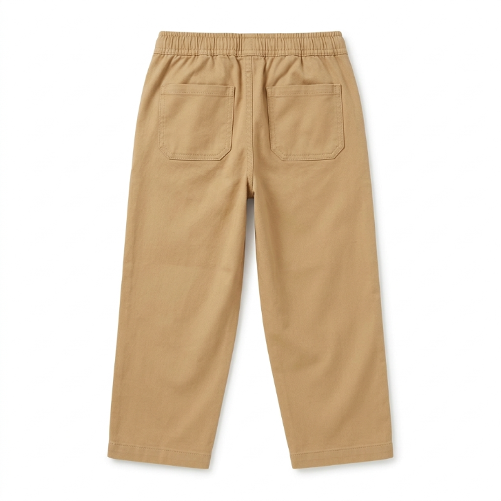 [WHOLESALE ONLY - CONTACT TO ORDER] Toddler & Boys Elastic Waist Stretch Cotton Twill Chino Pull-On Pants (Khaki Tan) - Catalog Display Only (Do Not Order Directly)