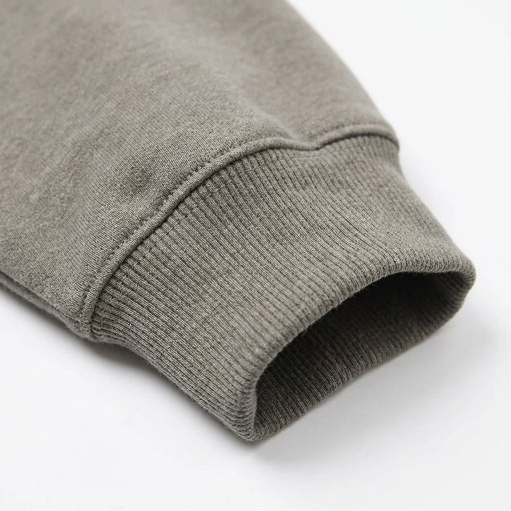 [WHOLESALE ONLY - CONTACT TO ORDER] Unisex Heavyweight 420GSM 85% Combed Cotton Brushed Fleece Blank Boxy Pullover Hoodie (Washed Mineral Taupe Brown) [AW-115]