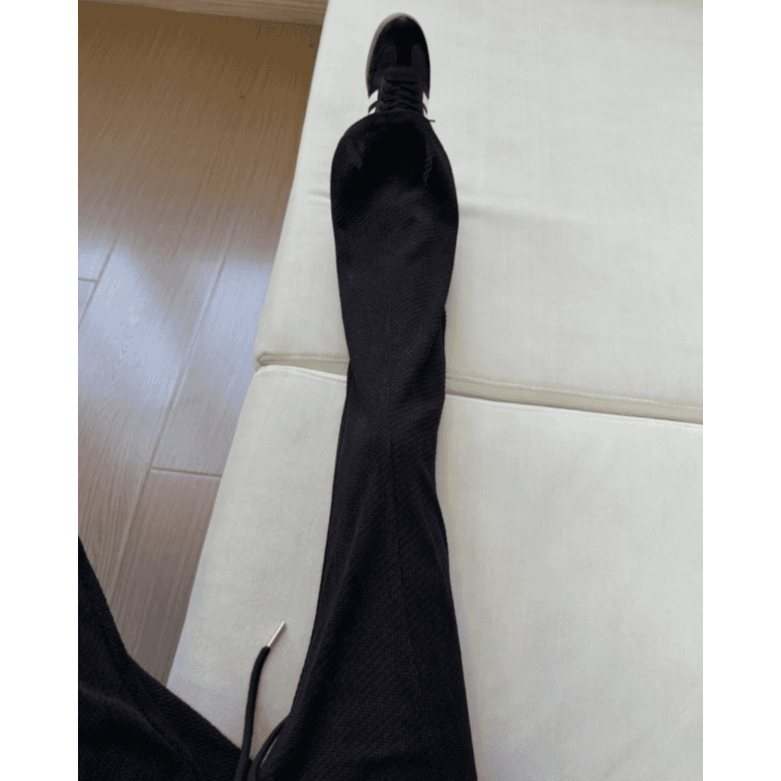 Men’s Breathable Casual Pants, Textured Plaid Loose Fit Trousers, Lightweight Summer Long Pants[NA-020]