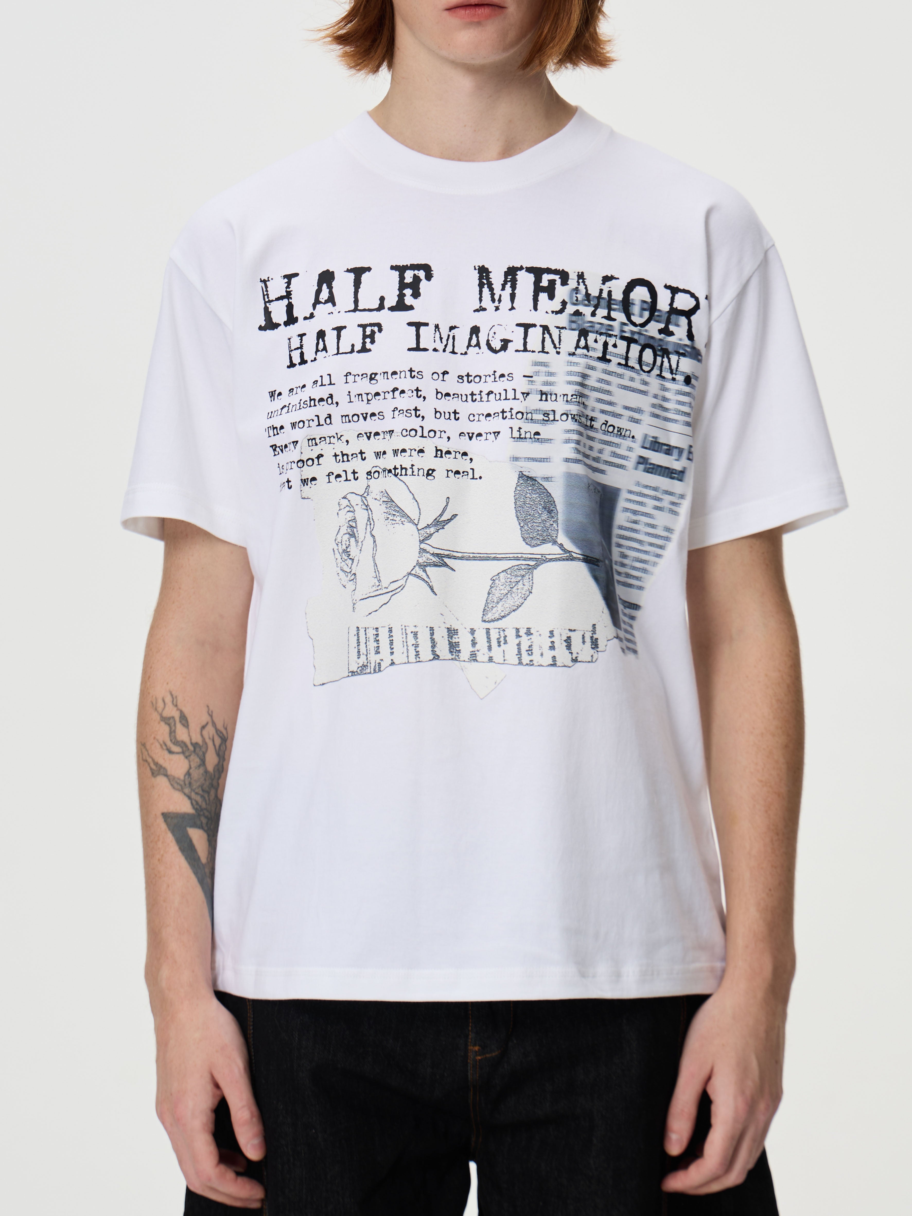 Vintage Rose Collage T-Shirt