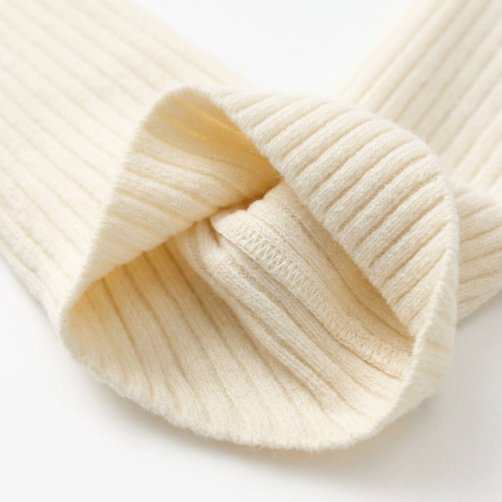[WHOLESALE ONLY - CONTACT TO ORDER] Women's Ribbed Knit Henley Neck Pullover Sweater with Assorted Wooden Toggle Buttons (Cream Ivory) [AW-194]