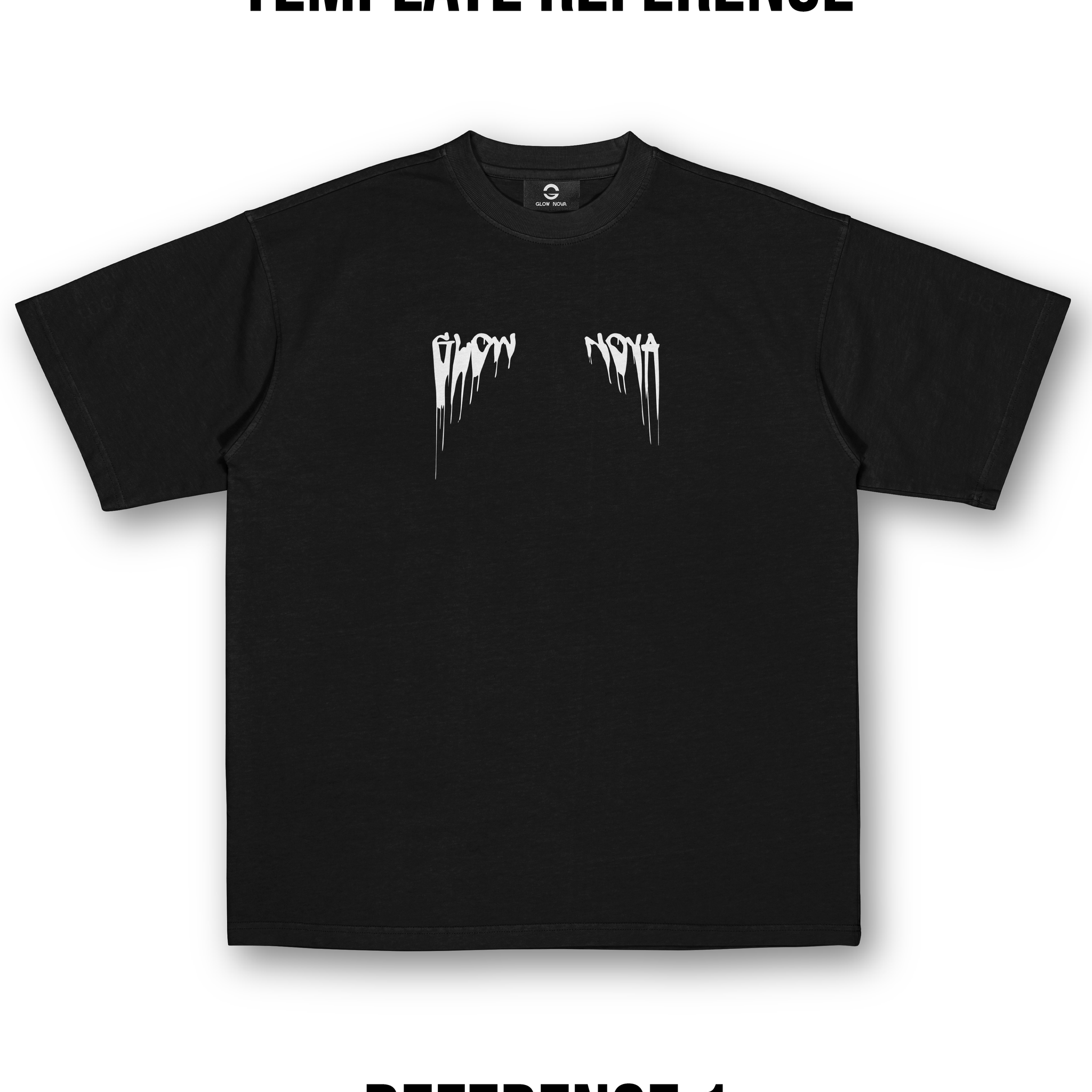 Custom art typography T-shirt featuring creative lettering and minimalist design – GLOWNOVA LAB