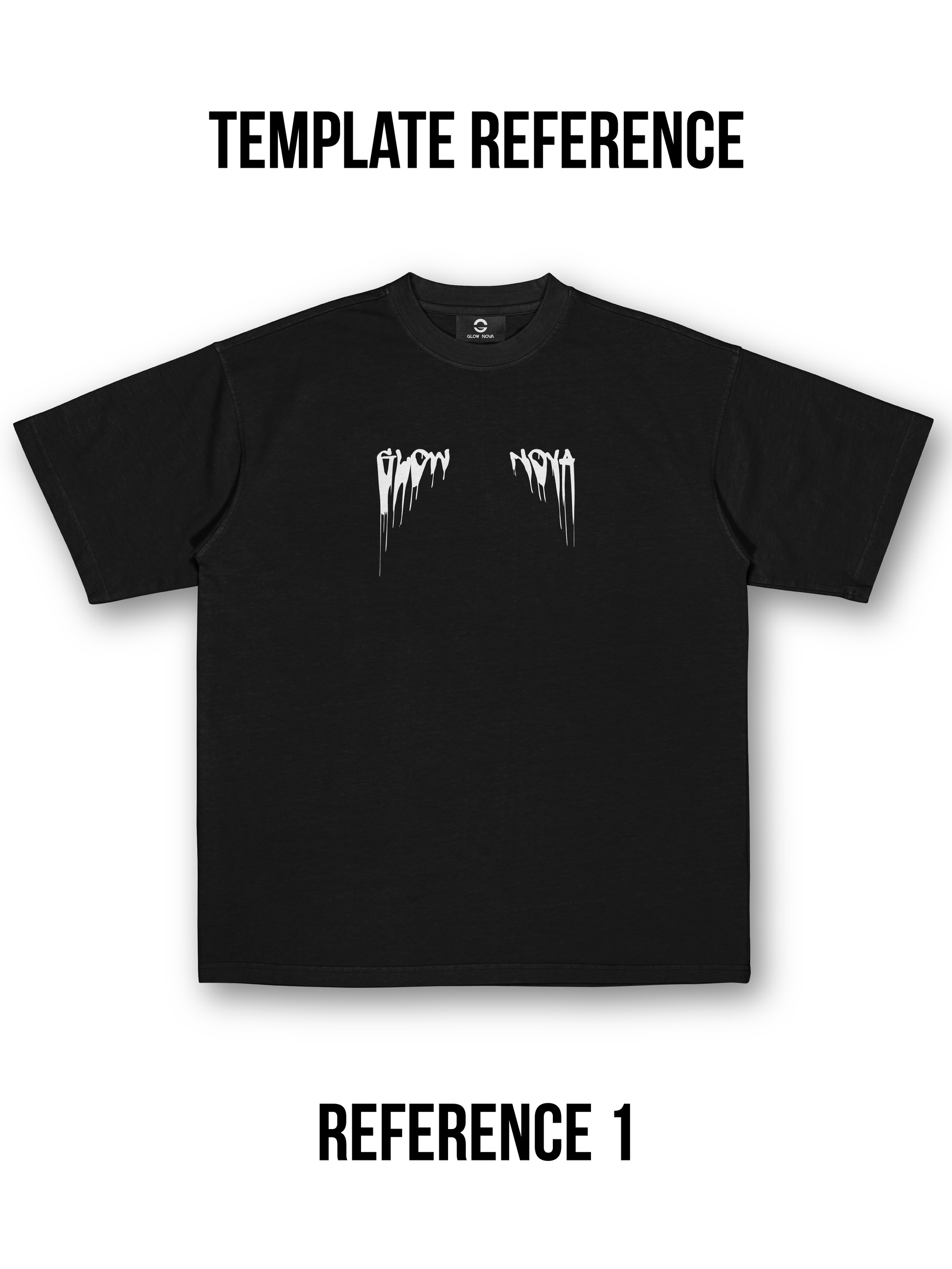 Custom art typography T-shirt featuring creative lettering and minimalist design – GLOWNOVA LAB