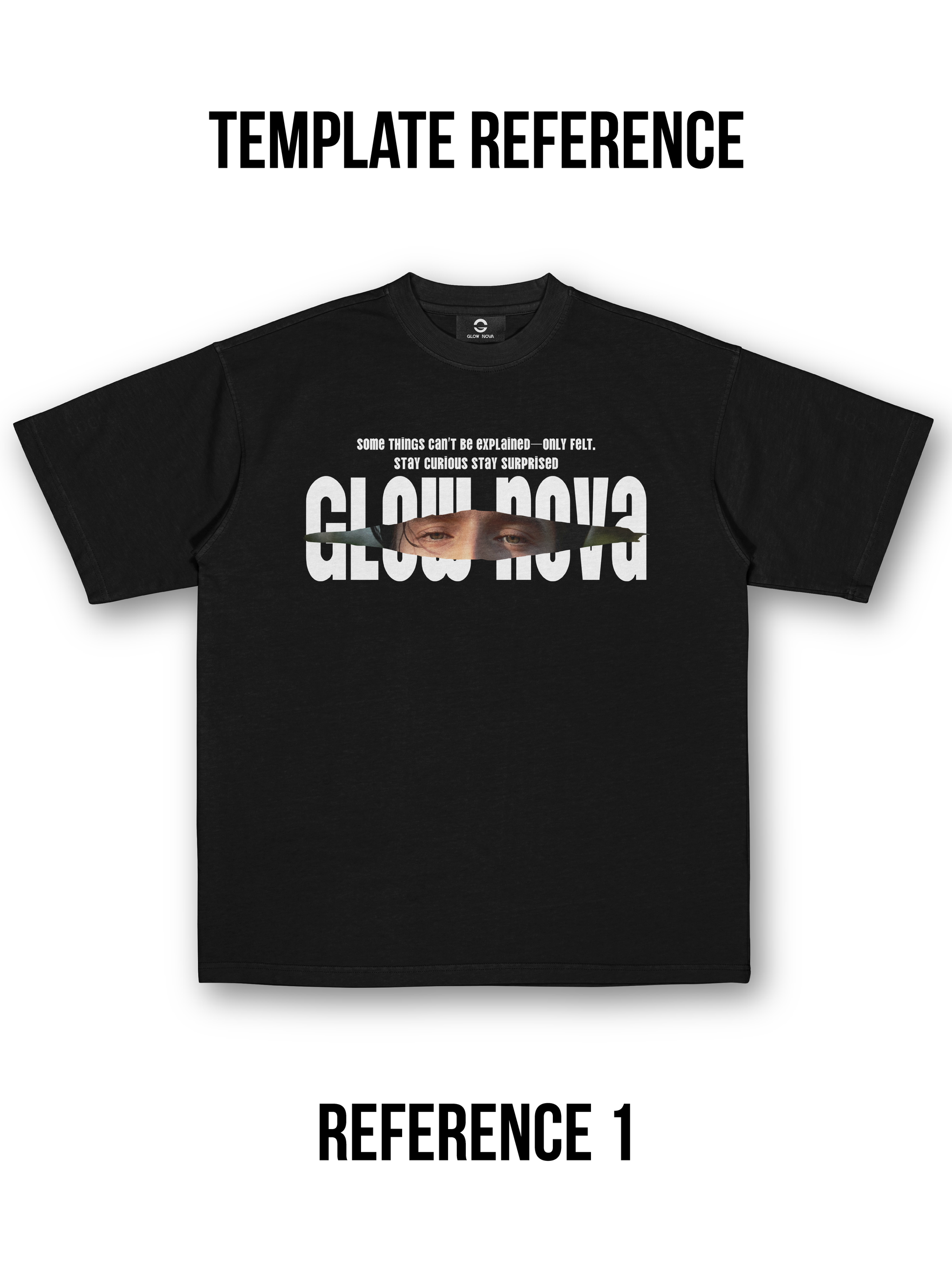 GLOWNOVA LAB CUSTOM TEE 008 BLACK