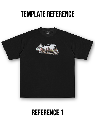 Custom T-shirt featuring torn-edge graphics with editable text and stickers — fully customizable images, phrases, and stickers, high-quality cotton, bold collage or street-inspired design.