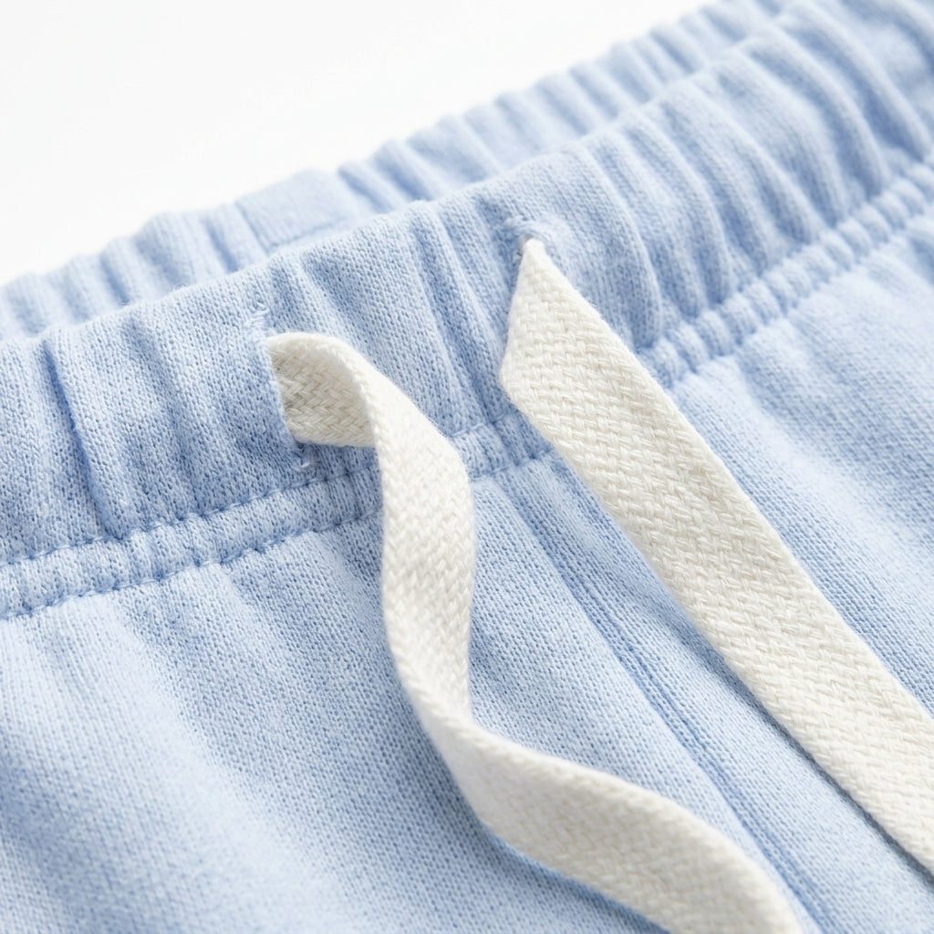 [WHOLESALE ONLY - CONTACT TO ORDER] Stretch Cotton Knit Wide-Leg Lounge Pants with Side Stripes (90% Cotton 10% Spandex) - Catalog Display Only (Do Not Order Directly)