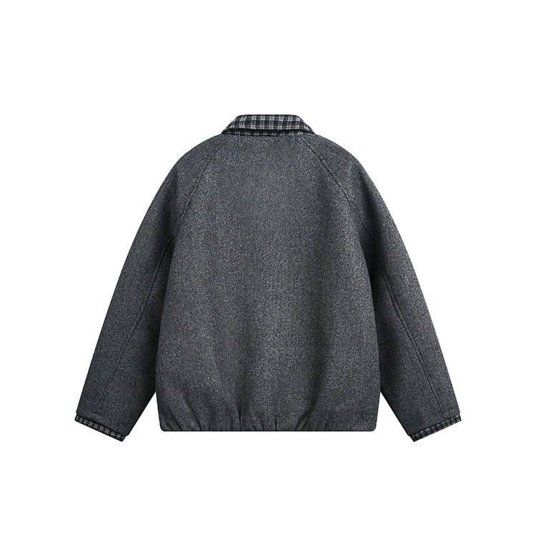 Padded Layered-Style Men’s Jacket – Minimalist Luxury Streetwear[DROP3-021]