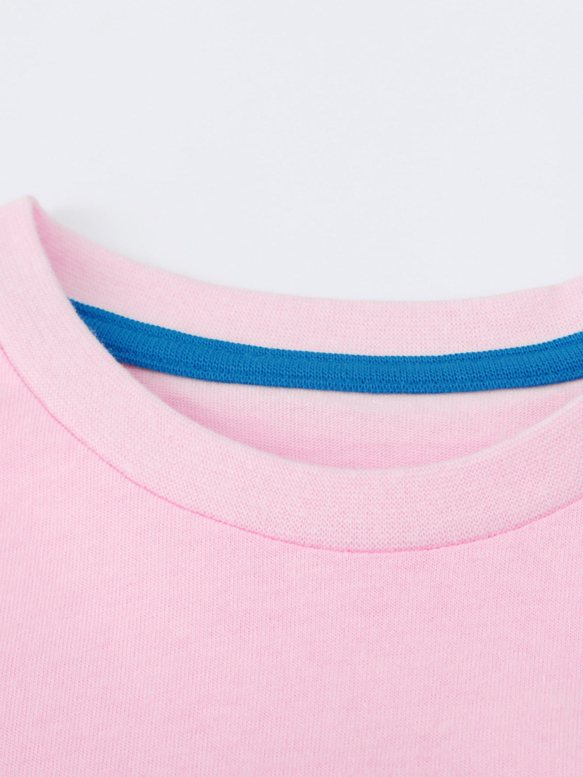 [WHOLESALE ONLY - CONTACT TO ORDER] Toddler & Girls 100% Combed Cotton Unicorn Rainbow Long Sleeve T-Shirt (Pastel Pink) [KW-240]