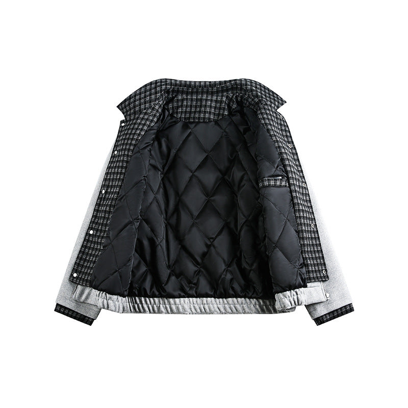 Padded Layered-Style Men’s Jacket – Minimalist Luxury Streetwear[DROP3-021]