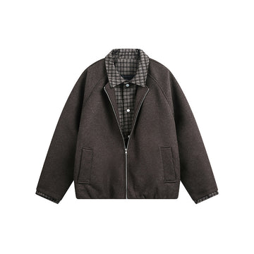 Padded Layered-Style Men’s Jacket – Minimalist Luxury Streetwear[DROP3-021]