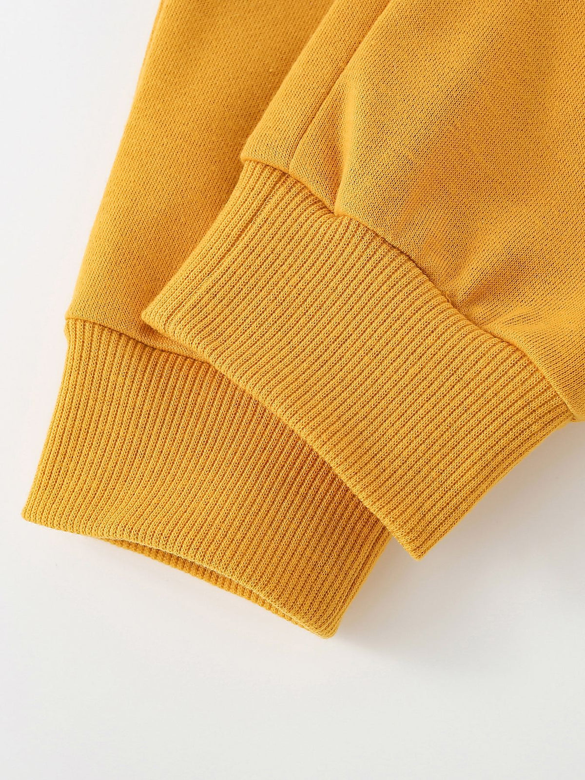 [WHOLESALE ONLY - CONTACT TO ORDER] Toddler & Boys Cotton French Terry Western Cowboy Dinosaur Jogger Sweatpants (Mustard Yellow) [KW-248]