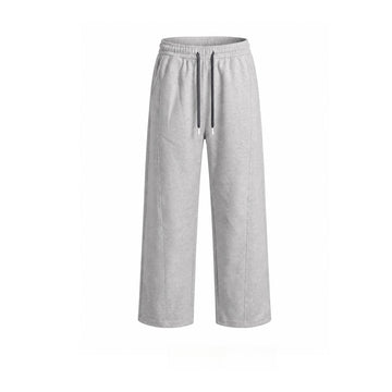 [WHOLESALE ONLY - CONTACT TO ORDER] Women's Wide-Leg Fleece Sweatpants with Pintuck Seams & Drawstring Elastic Waist - Catalog Display Only (Do Not Order Directly)