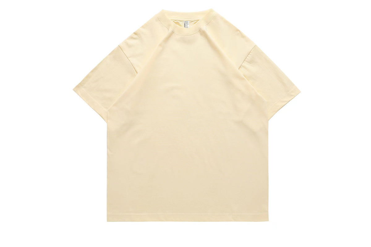 [WHOLESALE ONLY - CONTACT TO ORDER] Unisex Heavyweight 260GSM Cotton Diagonal Raglan Seam Oversized Blank T-Shirt [AW-127]