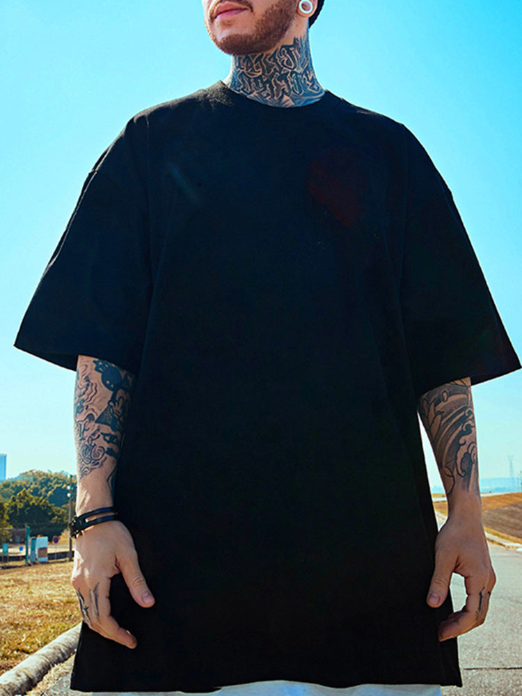 [WHOLESALE ONLY - CONTACT TO ORDER] Unisex Heavyweight 260GSM Cotton Diagonal Raglan Seam Oversized Blank T-Shirt [AW-127]