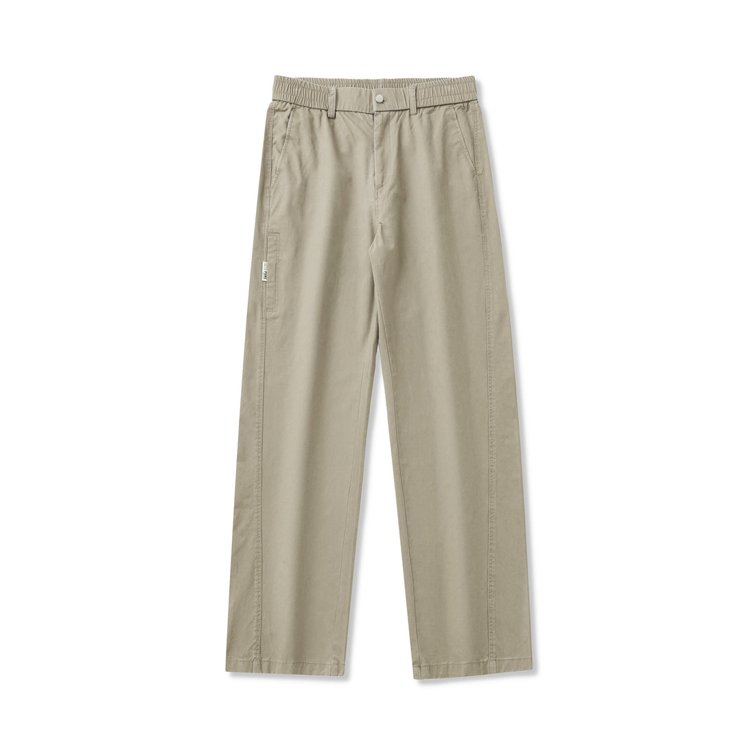 [WHOLESALE ONLY - CONTACT TO ORDER] Men's Japanese City Boy 100% Cotton Washed Twill Relaxed Wide-Leg Chino Work Pants (Washed Light Khaki) [AW-329]