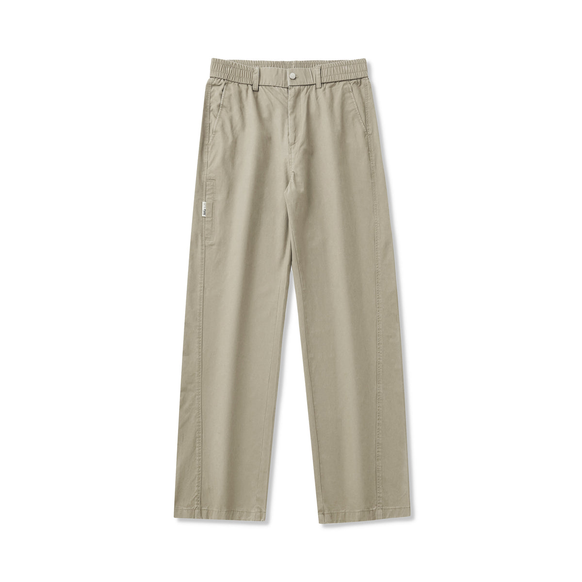 [WHOLESALE ONLY - CONTACT TO ORDER] Men's Japanese City Boy 100% Cotton Washed Twill Relaxed Wide-Leg Chino Work Pants (Washed Light Khaki) [AW-329]