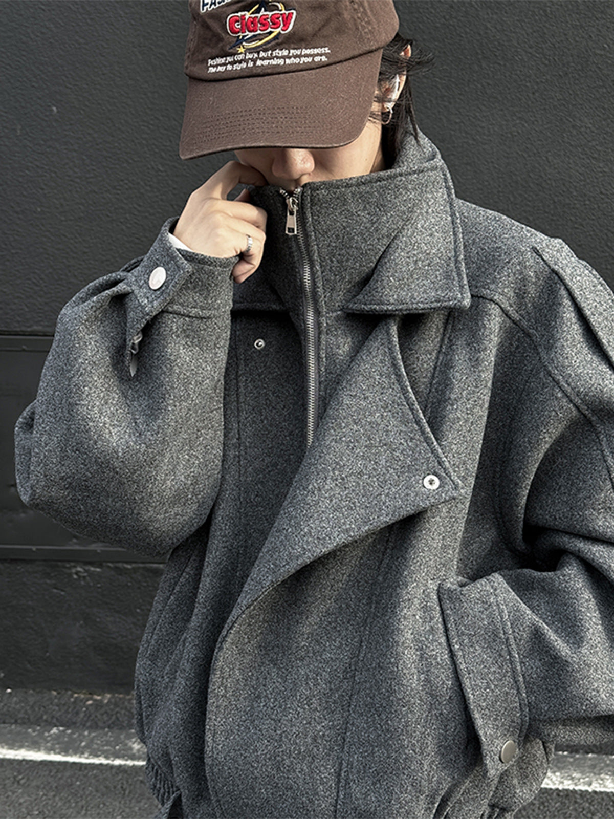 Men’s Minimalist Coat Jacket, Korean Style, Structured Tailored Fit[DROP3-020]