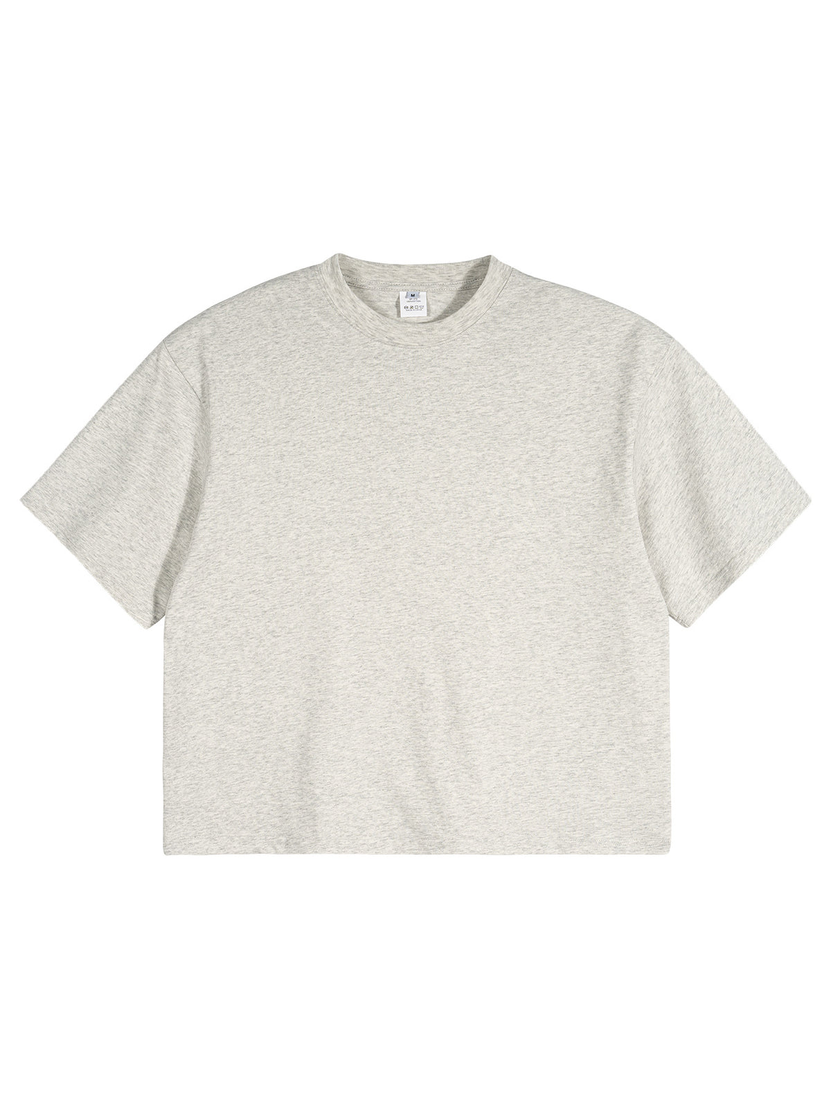 [WHOLESALE ONLY - CONTACT TO ORDER] Unisex Heavyweight 280GSM Combed Cotton Boxy Cropped Blank T-Shirt [AW-130]