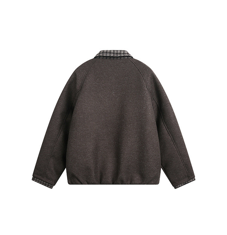 Padded Layered-Style Men’s Jacket – Minimalist Luxury Streetwear[DROP3-021]