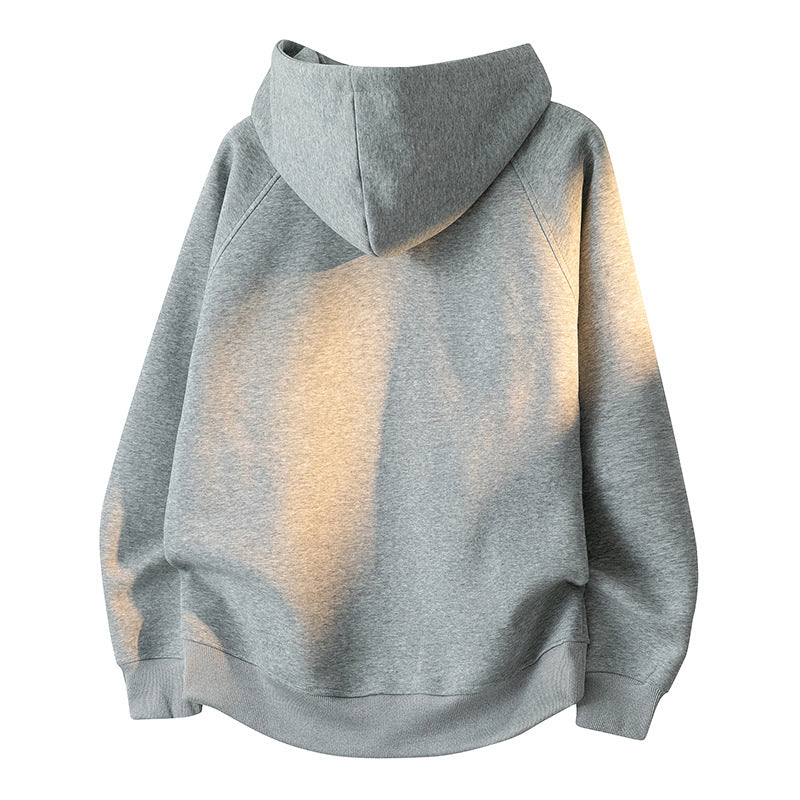[WHOLESALE ONLY - CONTACT TO ORDER] Men's Heavyweight Fleece High-Neck Funnel Hood Pullover Hoodie with Raglan Seams [AW-145]