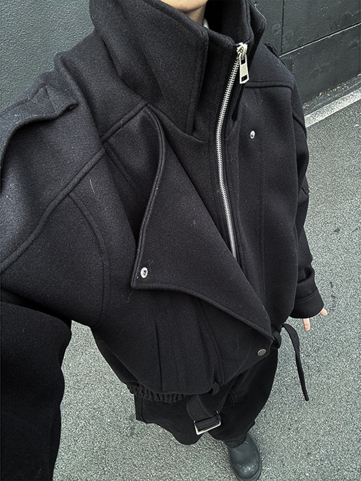 Men’s Minimalist Coat Jacket, Korean Style, Structured Tailored Fit[DROP3-020]