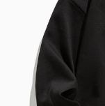 [WHOLESALE ONLY - CONTACT TO ORDER] Unisex Relaxed Fit Heavyweight 100% Combed Cotton Tonal 3D Embroidery Crewneck Sweatshirt (Jet Black) [AW-298]