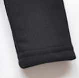 [WHOLESALE ONLY - CONTACT TO ORDER] Toddler & Girls Winter Warm Fleece-Lined Mock Neck Long Sleeve Thermal Base Layer Top (Jet Black) [KW-189]