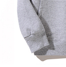 [WHOLESALE ONLY - CONTACT TO ORDER] Toddler & Kids Unisex Relaxed Fit Heavyweight 100% Combed Cotton Blank Crossover Hooded Pullover Sweatshirt (Heather Grey) [KW-191]