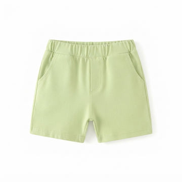 [WHOLESALE ONLY - CONTACT TO ORDER] Toddler Baby Soft Cotton Stretch Safety Bike Shorts - Elastic Waist Loungewear Under-Dress Shorts [KW-140]