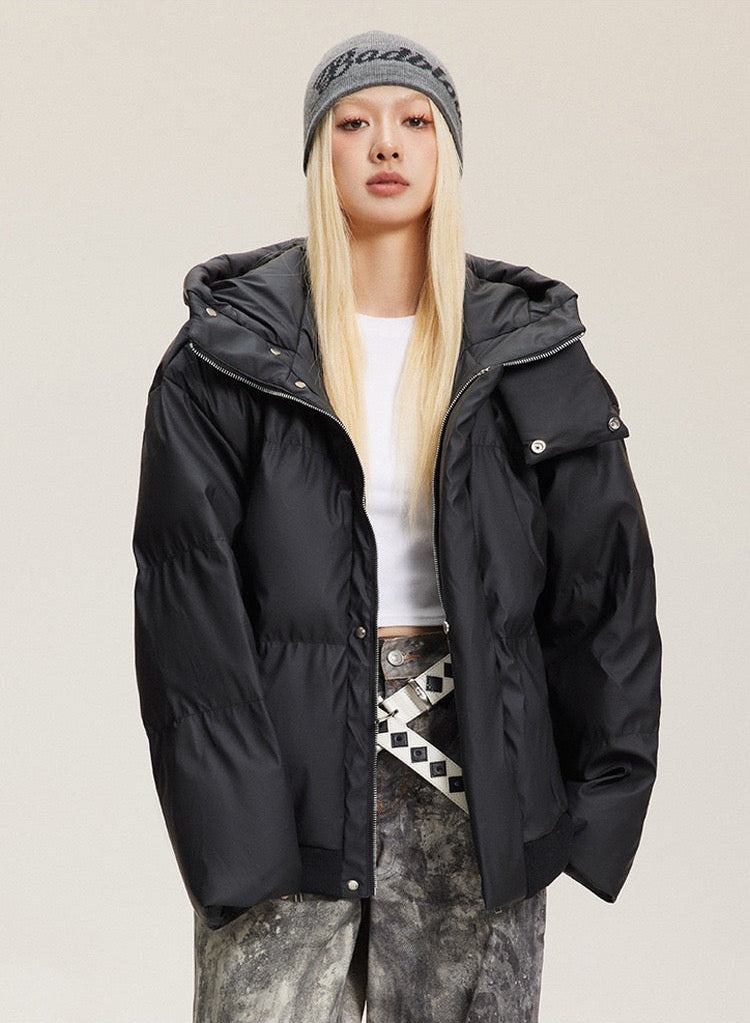 Winter '25 Thick Stand Collar Short Down Jacket - Unisex [DROP2-015]
