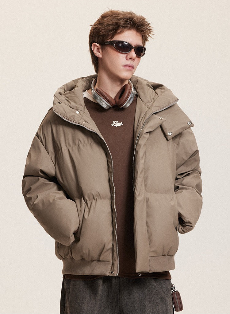 Winter '25 Thick Stand Collar Short Down Jacket - Unisex [DROP2-015]